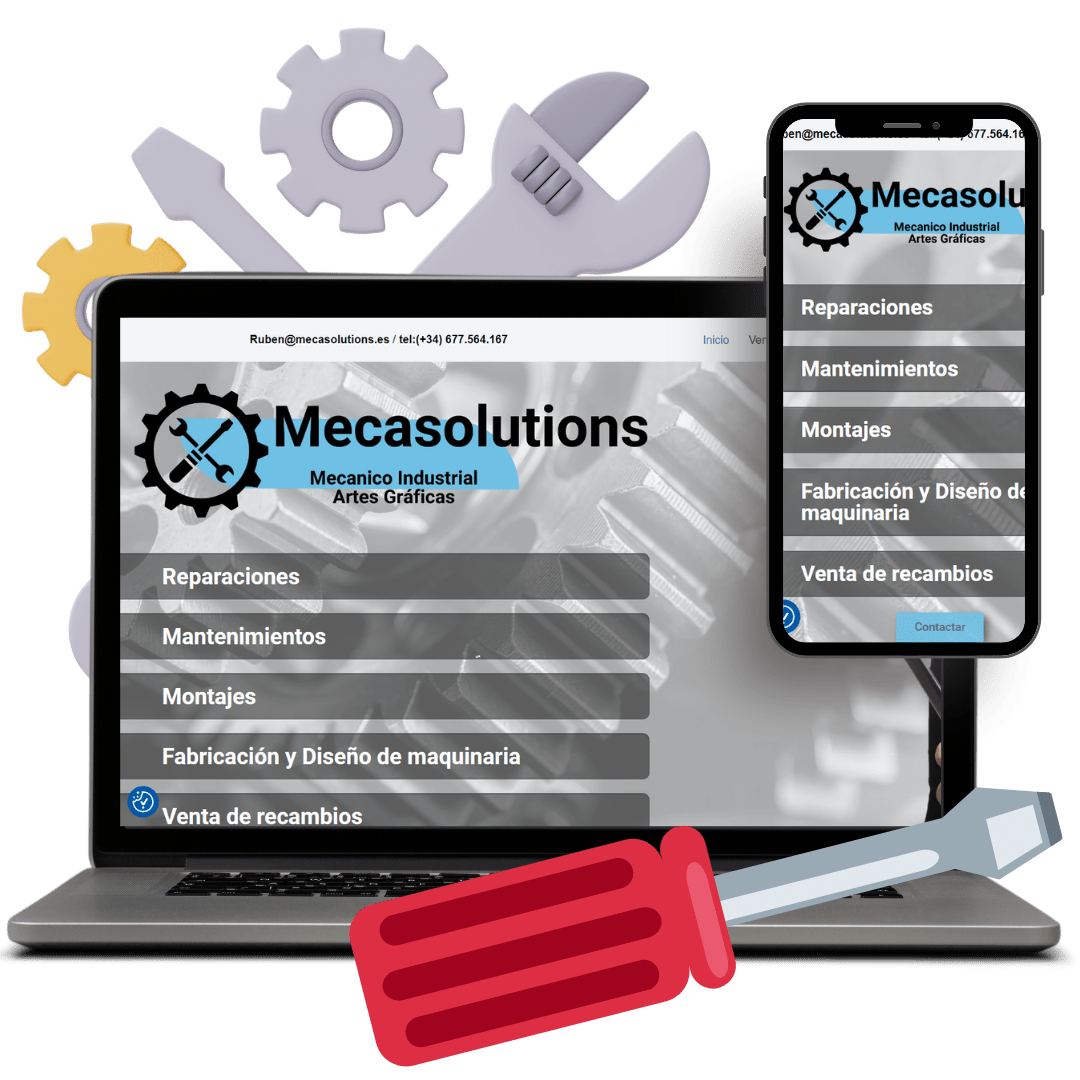 Diseño web mecasolutions