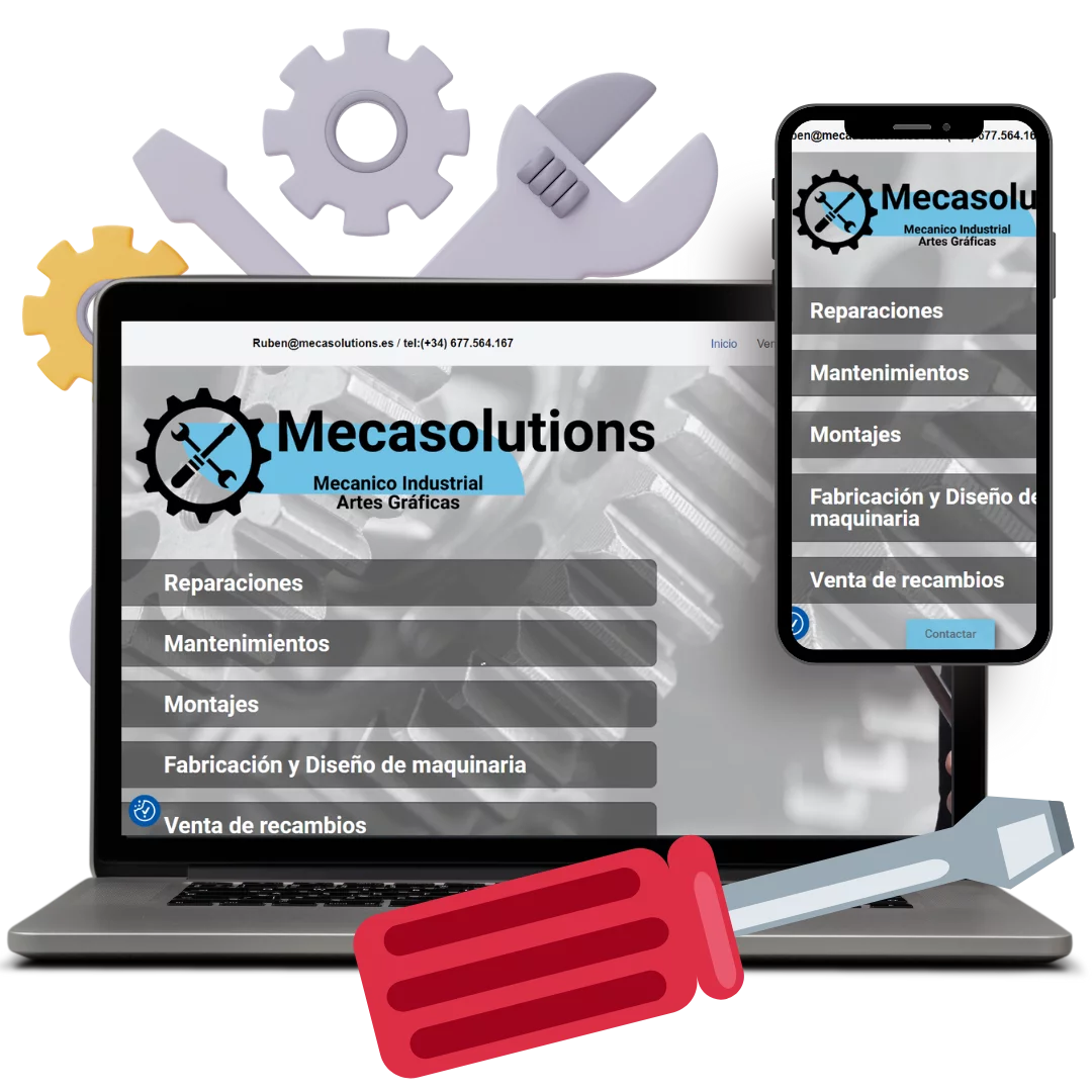 Diseño web mecasolutions